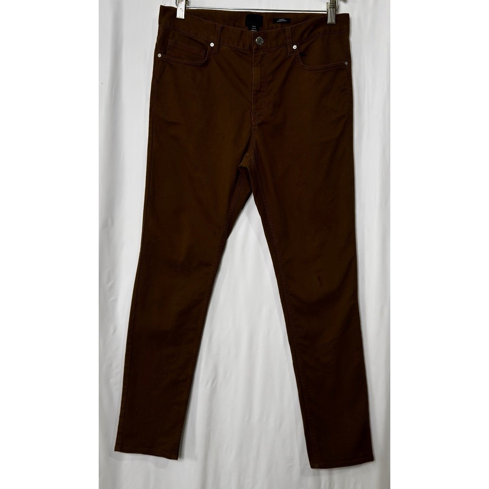 Size 31 x 32 - H&M Brown Slim Fit Twill Pants